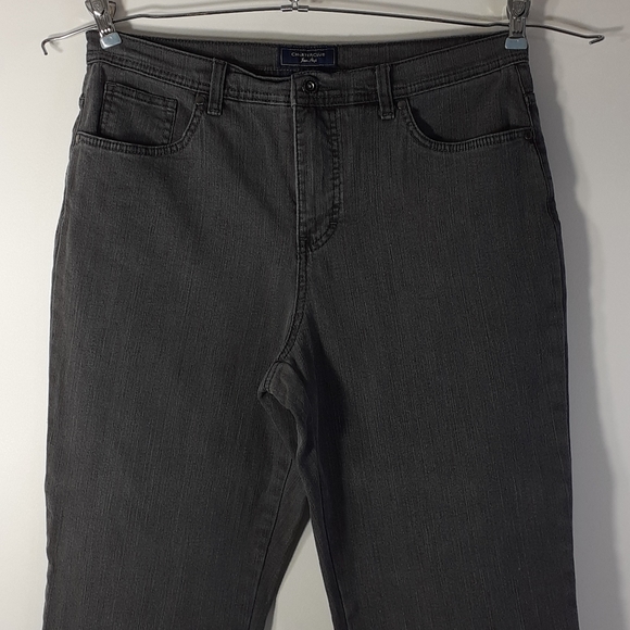 Charter Club 12 Short Classic Straight Gray Jeans - Picture 4 of 16